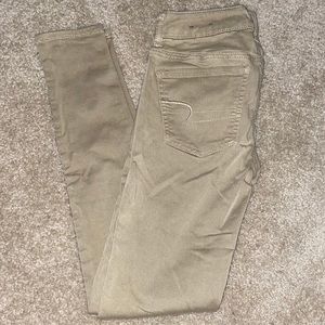American Eagle Khaki Jegging Jeans